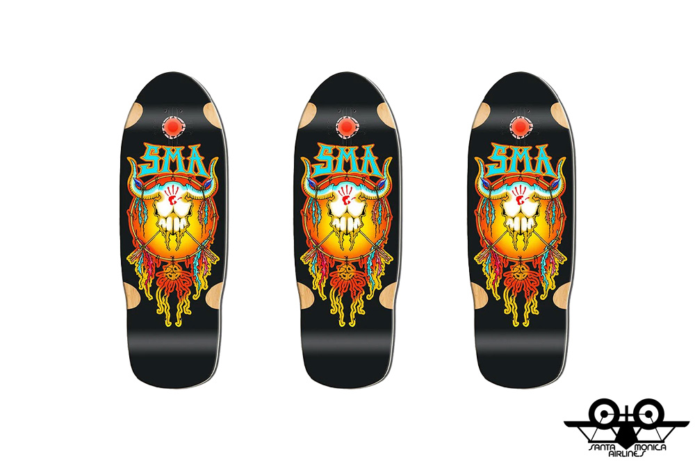 SANTA MONICA AIRLINES DREAM CATCHER BLACK FORMIC 10.125inch